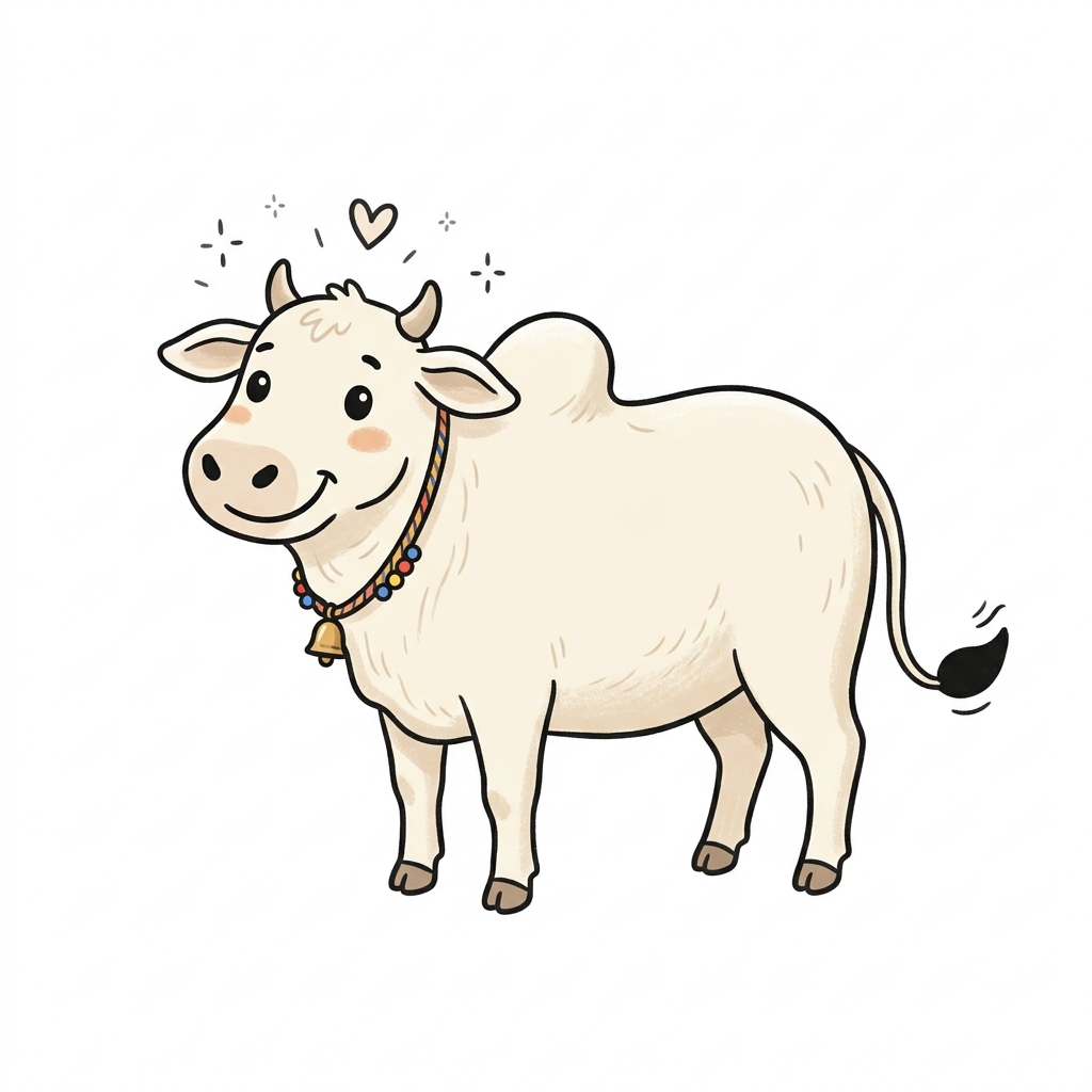 Happy Indian Cow